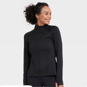 All in Motion Charcoal Zip-Up Jacket‎